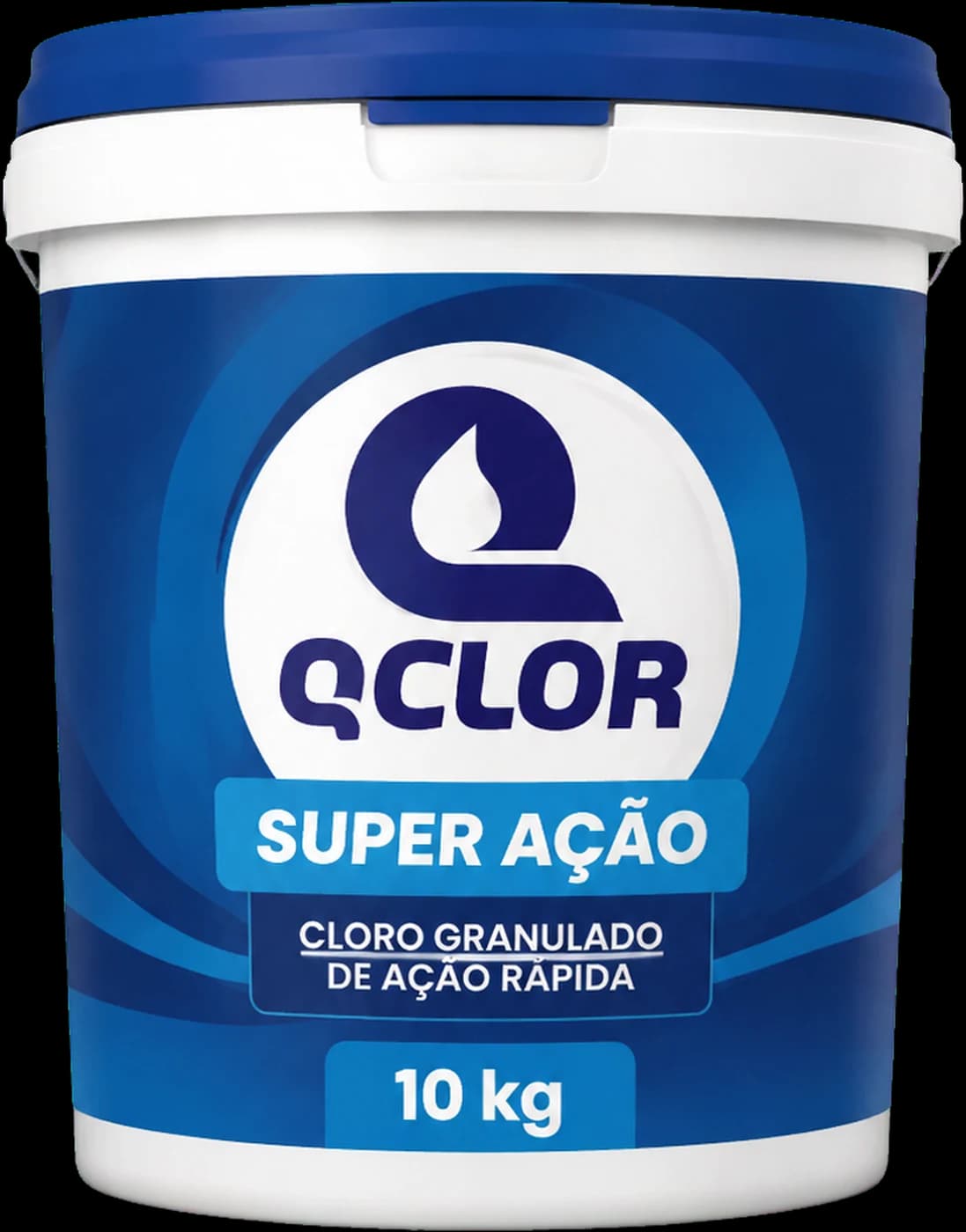 QClor Super Ação — Cloro Granulado de Ação Rápida — 10 kg