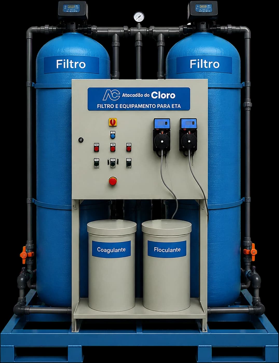 Filtros e Equipamentos para ETA — Sob consulta