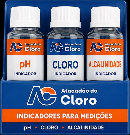 Indicadores de pH, Cloro e Alcalinidade