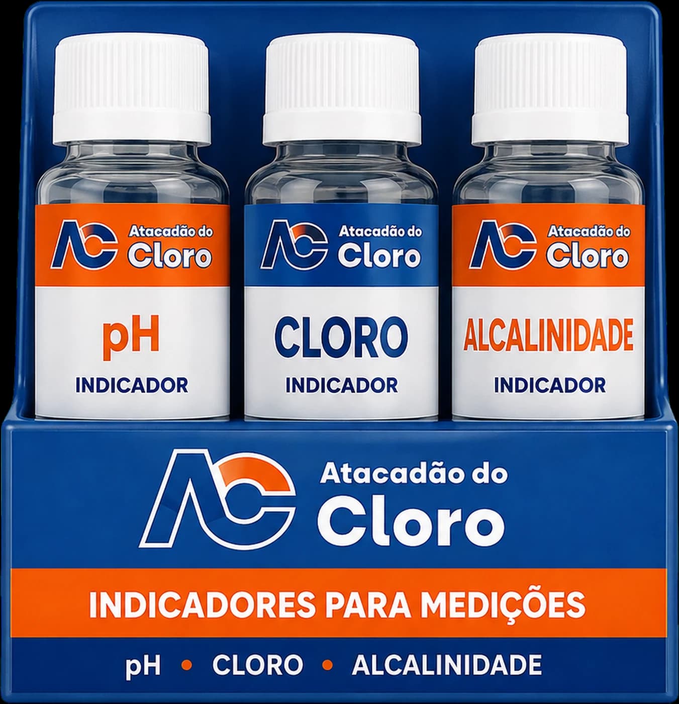 Indicadores de pH, Cloro e Alcalinidade — Unidade