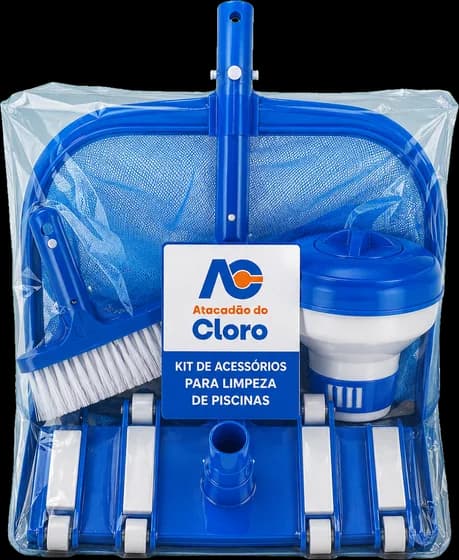 Kit de Acessórios para Limpeza de Piscinas